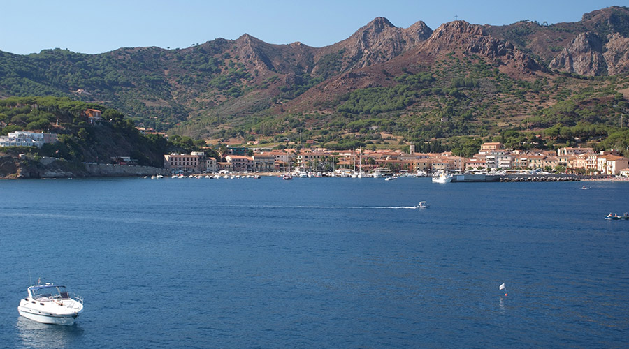 Porto Azzurro all'Isola d'Elba