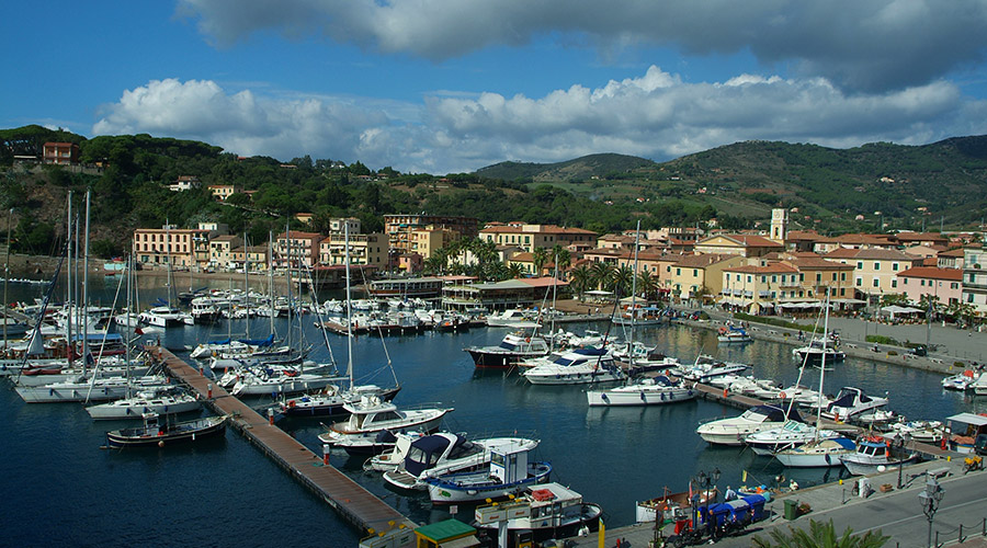 Porto Azzurro auf der Insel Elba