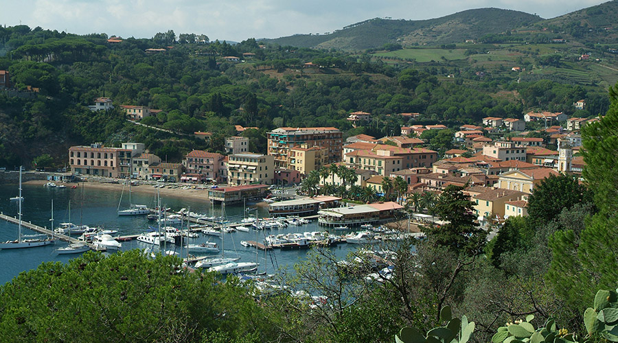 Porto Azzurro all'Isola d'Elba