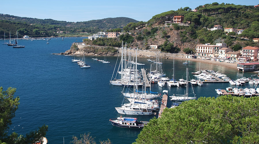 Porto Azzurro all'Isola d'Elba